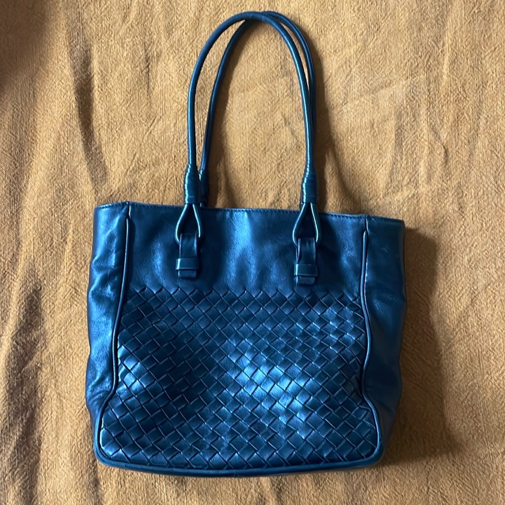 Bottega Veneta mini weaved tote
